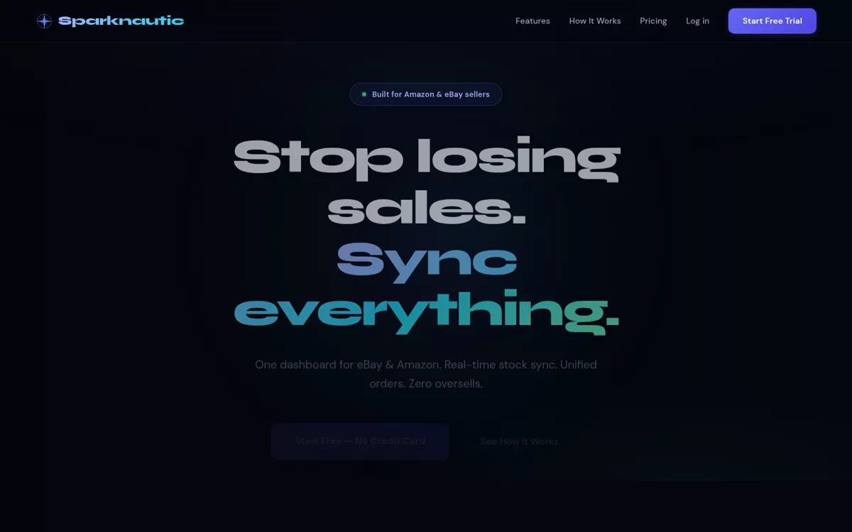 Sparknautic — live product screenshot